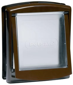 Petsafe porta per animali 2 direzioni 730 piccola 17,8x15,2 cm marrone