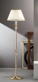 Piantana patricia ambra e trasparente 1 luce attacco e27 h.150+26cm