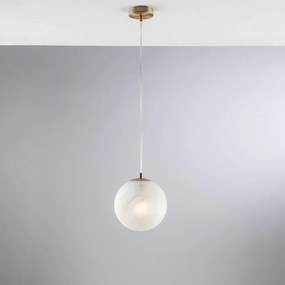 Lampadario Contemporaneo Olaf Bronzo 1 Luce E27