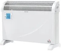 Termoventilatore da Parete o Appoggio 2000W 58,5x20x43 cm Bianco