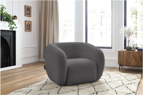 Poltrona in grigio scuro Celine – Bobochic Paris