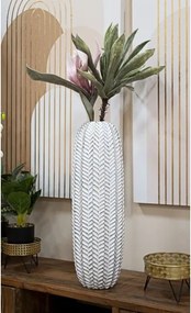 Vaso Resina Leaf Cm Ø 20X67