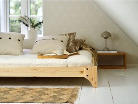 Letto matrimoniale in legno di pino con griglia 180x200 cm Elan - Karup Design