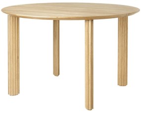 Tavolo da pranzo rotondo in rovere ø 120 cm Comfort Circle - UMAGE