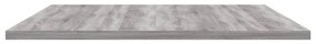 Mensole parete 4pz grigio sonoma 80x50x1,5cm legno multistrato