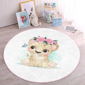 Tappeto bianco per bambini ø 120 cm Comfort - Mila Home