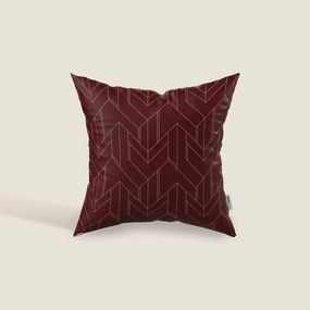 Geometrica cuscini decoro in velluto Impermeabile disponibile in diverse colorazioni rosso