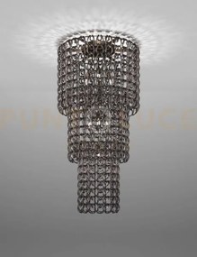 Giogali lampadadario a soffitto ca3 cristallo nickel nero e bronzo ...
