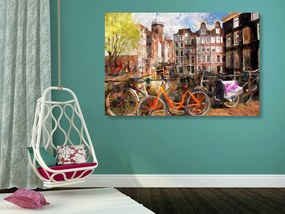 Stampa su tela – Amsterdam disegnata