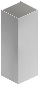 Colonna per mobile bagno Jnka SENSEA 2 ante P 66 x L 70 x H 194 cm bianco lucido truciolare