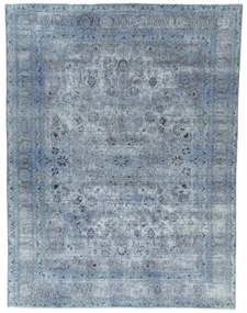 Mashad Tappeto persiano 280 x 370 Blu (Iran) Annodato A Mano