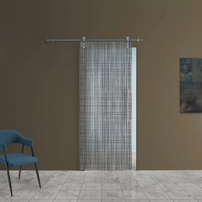 Porta scorrevole Canapa in vetro, L 88 x H 215 cm, con binario Lux