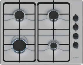 Bosch - PBP6B5K80 Serie 2 - Piano cottura a gas de (4 fuochi, 60 cm, acciaio inox)