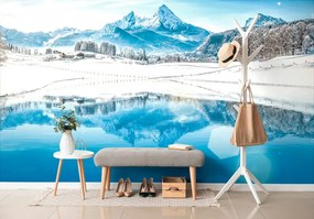 Carta da parati – Paesaggio innevato nelle Alpi