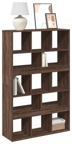 Libreria rovere marrone 100x33x156,5 cm in truciolato