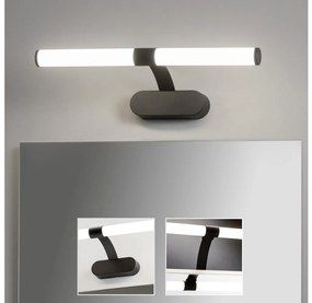 Brilagi - Lampada LED per specchio da bagno TUBEO LED/6W/230V 40 cm IP44 nero