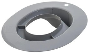 Sedile del water per bambini grigio chiaro Bella Bambina - Rotho