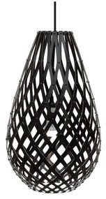 Koura Lampada a Sospensione H75 Nero 2 Lati - David Trubridge