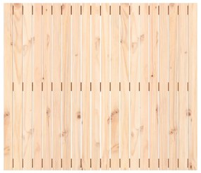 Testiera da parete 127,5x3x110 cm in legno massello di pino
