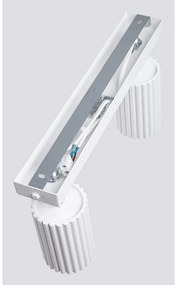 Faretto bianco 6,5x30 cm Gleam – Sollux