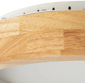 Lucande Plafoniera a LED Samvel, Ø 40 cm, legno