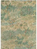 GP & J Baker Carta da parati Ramayana - Sage/ Multi