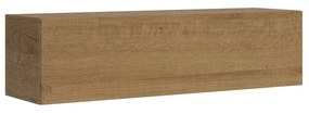 Pensile TV Ribalta con passa cavi L.133,6 - L.173,6 H.40 P.39,2, Quercia Natura / 133,6 cm