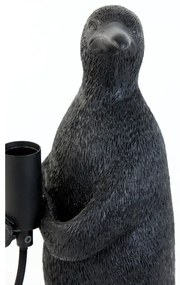 Lampada da tavolo nera (altezza 34 cm) Penguin - Light &amp; Living