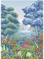 Osborne & Little Carta da parati panoramica Elysium - Cobalt