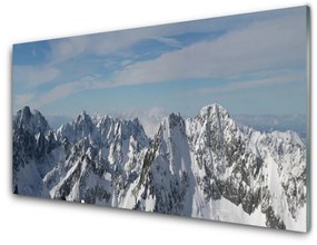 Pannello paraschizzi cucina Paesaggio di montagne 100x50 cm