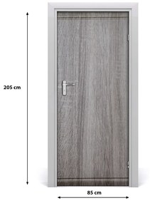 Adesivo per porta Casa in legno 85x205 cm