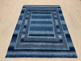 Loribaft Tappeto 190 x 260 Blu (Iran) Annodato A Mano