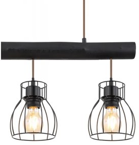 Globo 15326-3NB - Lampadario su filo MINA 3xE27/60W/230V