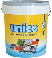 Unico 18-Guaina Liquida Impermeabilizzante Monocomponente A Base Acqua Per Rivestimenti Protettivi Colore Grigio 18Kg-Icobit