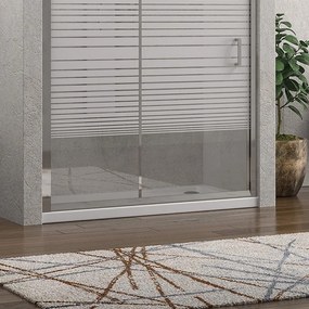 Nicchia cristallo serigrafato 140cm altezza 180cm K410N - KAMALU