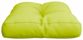 Cuscino per Pallet Verde Brillante 50x40x12 cm in Tessuto