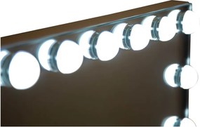 Specchio da parete con illuminazione/con ripiano 55x43 cm Hollywood – Mauro Ferretti