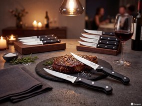 Set Coltelli per Bistecca 6 Pezzi in Acciaio Eme Rodeo...