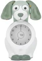 Orologio Cagnolino Multifunzione 11x20x13 cm con Sveglia Bianco/Verde