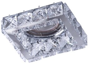 Azzardo AZ4410 - Faretto da incasso ESTER 1xGU10/50W/230V quadrato cromo opaco