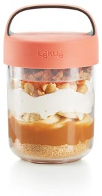 Vasetto da minestra con coperchio arancione , 400 ml To Go - Lékué