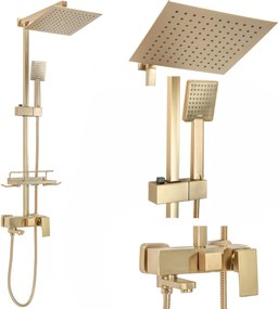 Set doccia REA JACK BRUSHED GOLD