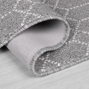 Runner lavabile grigio chiaro 57x230 cm Argyll - Flair Rugs