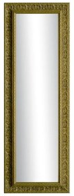 Specchio rettangolare in legno oro 67 x 88 cm