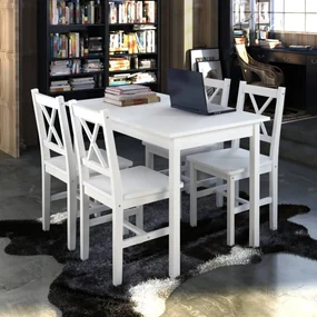 Set Da Pranzo 5 Pz Bianco /