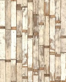 Tapete Scrapwood 02 - NLXL Tapete von Piet Hein Eek