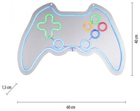 JUST LIGHT. 85022-70 - LED Decorazione murale al neon NEON 1xLED/6,5W/5V gamer