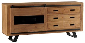 LM-CARBAH211 - Base credenza 2 ante, 1 anta scorrevole e 1 cassetto