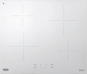 Piano cottura induzione 4 zone L 60 cm PIB 62 DE'LONGHI bianco