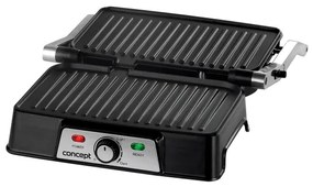 Concept ge2005 - Griglia a contatto 1500W/230V acciaio inossidabile/nero